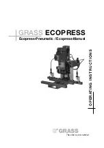 GRASS GRASS ECOPRESS Operating Instructions Manual предпросмотр