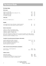 Preview for 2 page of GRASS GRASS ECOPRESS Operating Instructions Manual