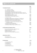 Preview for 4 page of GRASS GRASS ECOPRESS Operating Instructions Manual