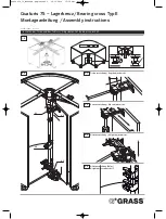 Предварительный просмотр 3 страницы GRASS Quaturis 75 Assembly Instructions