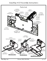 GrassFlap 412T Assembly Instructions Manual preview