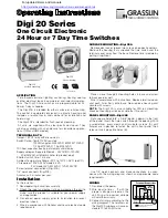 Grasslin Digi 20A Operating Instructions preview