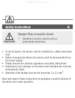 Preview for 3 page of Grasslin QEG-2 Operating Manual