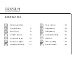 Grasslin talento LAN plus Operating Manual предпросмотр