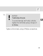 Preview for 25 page of Grasslin thermio eco BI1S Operating Manual