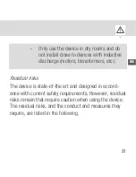 Preview for 21 page of Grasslin thermio eco C1B Operating Manual