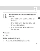 Preview for 45 page of Grasslin thermio eco C1B Operating Manual