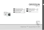 Grasslin thermio essential H Brf Operating Manual предпросмотр