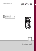 Grasslin topica smart Operating Instructions Manual preview