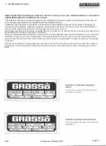 Предварительный просмотр 5 страницы Grasso GRASSOSCREW GSL Series Instruction Manual