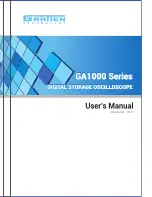 GRATTEN GA1022CAL User Manual preview