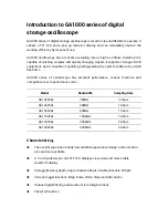 Preview for 6 page of GRATTEN GA1022CAL User Manual