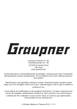 Предварительный просмотр 28 страницы GRAUPNER 2-5S XH Operating Manual