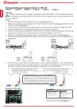 Preview for 1 page of GRAUPNER 33028.13 Installation Instructions