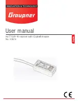 GRAUPNER 33579 User Manual preview
