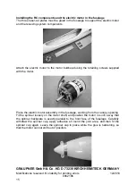 Preview for 15 page of GRAUPNER ALPINA 3001 ELEKTRO Instructions Manual