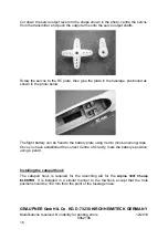 Preview for 16 page of GRAUPNER ALPINA 3001 ELEKTRO Instructions Manual