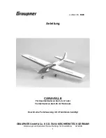 GRAUPNER CARAVELLE Instructions Manual предпросмотр