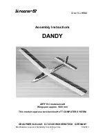 Предварительный просмотр 1 страницы GRAUPNER DANDY Assembly Instructions Manual