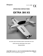 Предварительный просмотр 1 страницы GRAUPNER EXTRA 300 XS Operating Instructions Manual