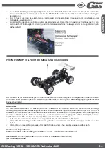 Предварительный просмотр 5 страницы GRAUPNER GM-Racing Radicator Elektro 1/10 4WD Instruction Manual