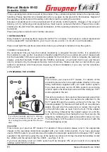 Preview for 2 page of GRAUPNER HOTT M-G2 Manual