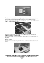 Предварительный просмотр 17 страницы GRAUPNER JODEL ROBIN DR 400/180 Instructions Manual