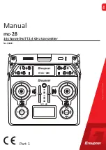 GRAUPNER Kingpad mc-edition mc-28 Manual предпросмотр