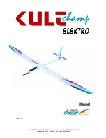 Предварительный просмотр 1 страницы GRAUPNER KULT Champ Elektro Manual