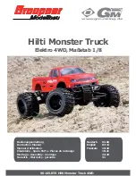 GRAUPNER Low Rider Monster Truck 4WD Instruction Manual предпросмотр