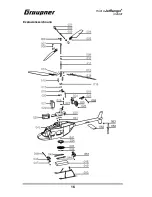 Предварительный просмотр 16 страницы GRAUPNER micro JetRanger indoor Instruction Manual