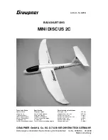 GRAUPNER MINI DISCUS 2C Building Instructions предпросмотр