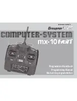 GRAUPNER MX-10 HOTT Programming Manual предпросмотр