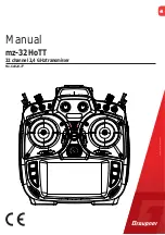 Preview for 1 page of GRAUPNER mz-32 HoTT Manual