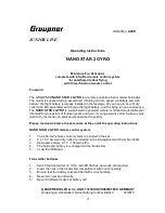 Предварительный просмотр 15 страницы GRAUPNER NANO STAR 2 GYRO Operating Instructions Manual