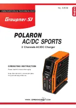 GRAUPNER POLARON AC/DC SPORTS Operating Instructions Manual preview