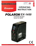 GRAUPNER POLARON EX-1400 Operating Instructions Manual preview