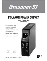 GRAUPNER Polaron Operating Manual preview