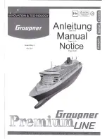 Предварительный просмотр 1 страницы GRAUPNER Premium LINE Manual