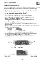 Preview for 14 page of GRAUPNER PRX-3A Operating Manual