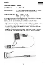 Предварительный просмотр 3 страницы GRAUPNER PS 5,9V Operating Manual