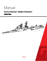 Предварительный просмотр 1 страницы GRAUPNER Udaloy Class Destroyer Admiral Panteleyev Manual