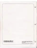 Preview for 18 page of Gravely 15562E1 Operator'S Manual