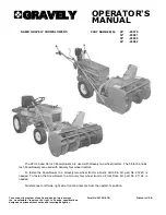 Gravely 20979 Operator'S Manual preview