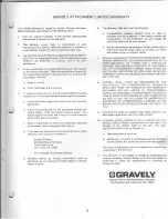 Предварительный просмотр 9 страницы Gravely 22162 Operator'S Manual