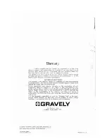 Preview for 8 page of Gravely 408 Owner'S Manual