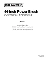 Gravely 785023 Operator And Parts Manual preview