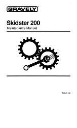 Gravely 950001 Maintenance Manual preview