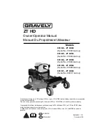 Gravely 991082 ZT HD48 Owner'S/Operator'S Manual preview