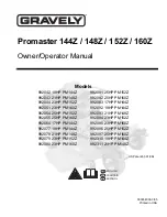 Предварительный просмотр 1 страницы Gravely 992042 19HP PM144Z Owner'S/Operator'S Manual